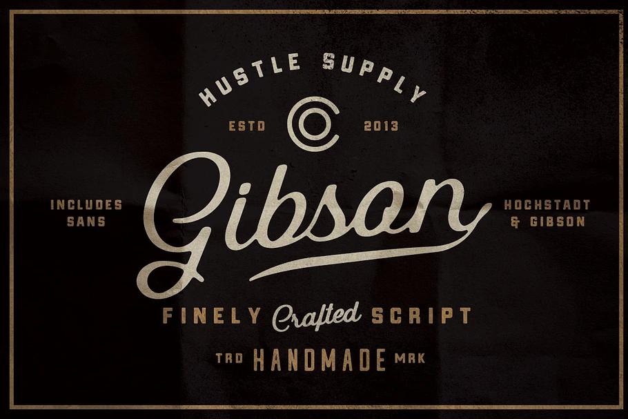 Gibson Script + Extras in Script Fonts - product preview 8