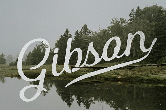Gibson Script + Extras in Script Fonts - product preview 5