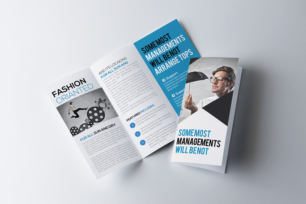 Business Trifold Brochure Template in Brochure Templates - product preview 8