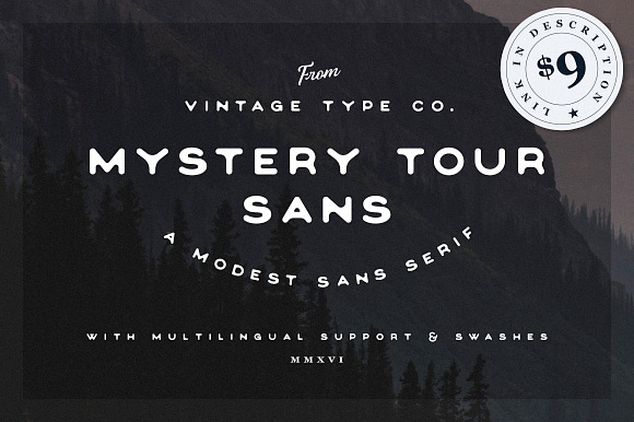 Mystery Tour Display Font in Circus Fonts - product preview 9