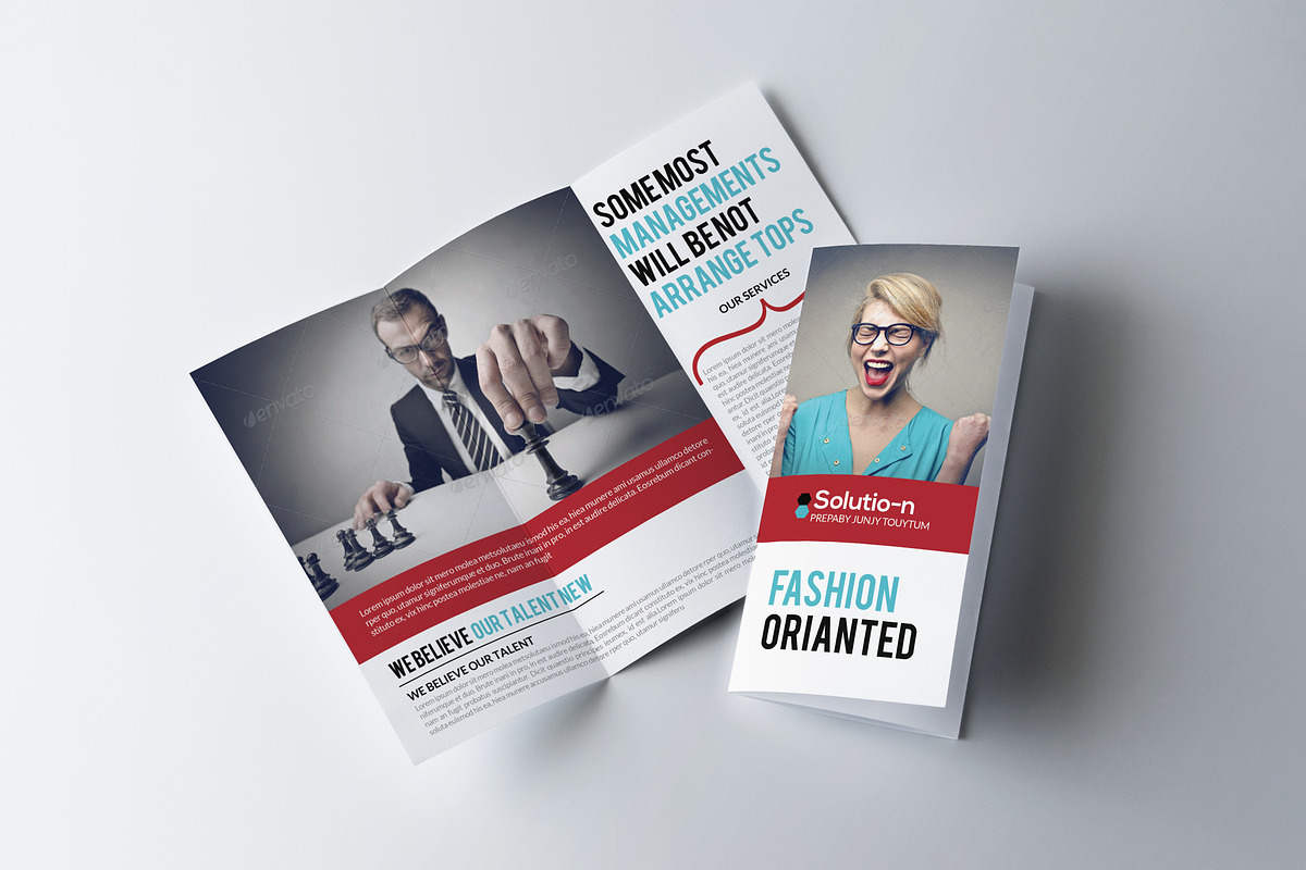 Business Trifold Brochure Template in Brochure Templates - product preview 8