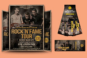 Rock 'N' Fame Flyer Ticket Templates