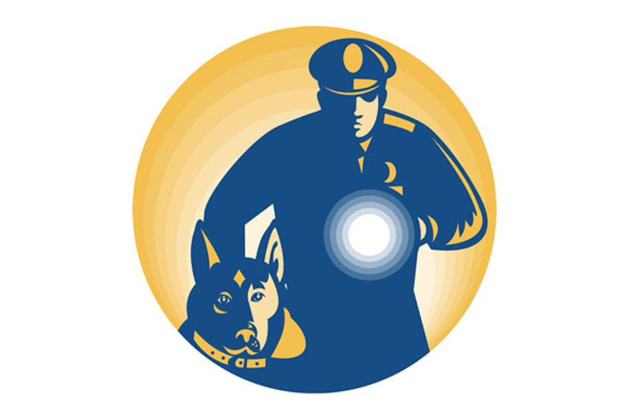 Security Guard Policeman Police in Illustrations - product preview 8