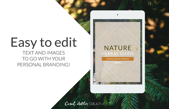 Nature InDesign Ebook Template in Presentation Templates - product preview 1