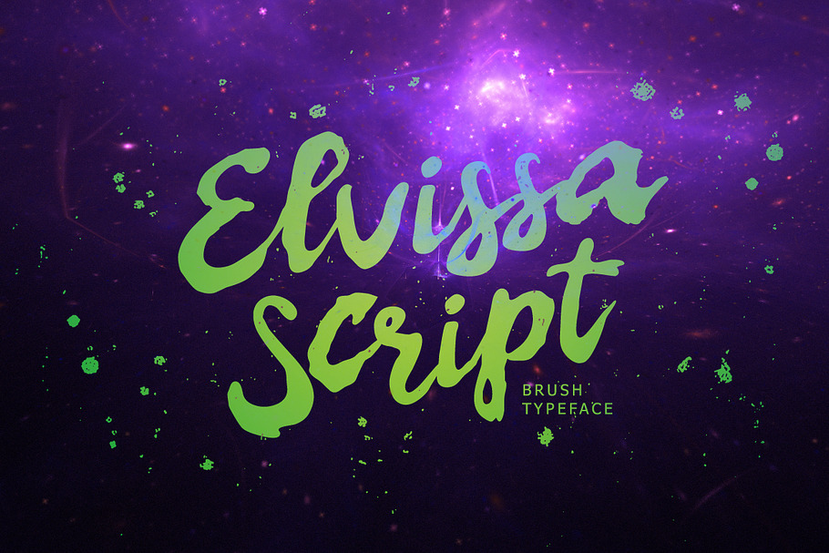 Elvissa Script in Script Fonts - product preview 8