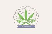 Medical cannabis marijuana logo