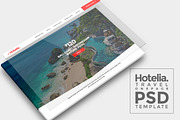 Hotelia Travel Onepage PSD