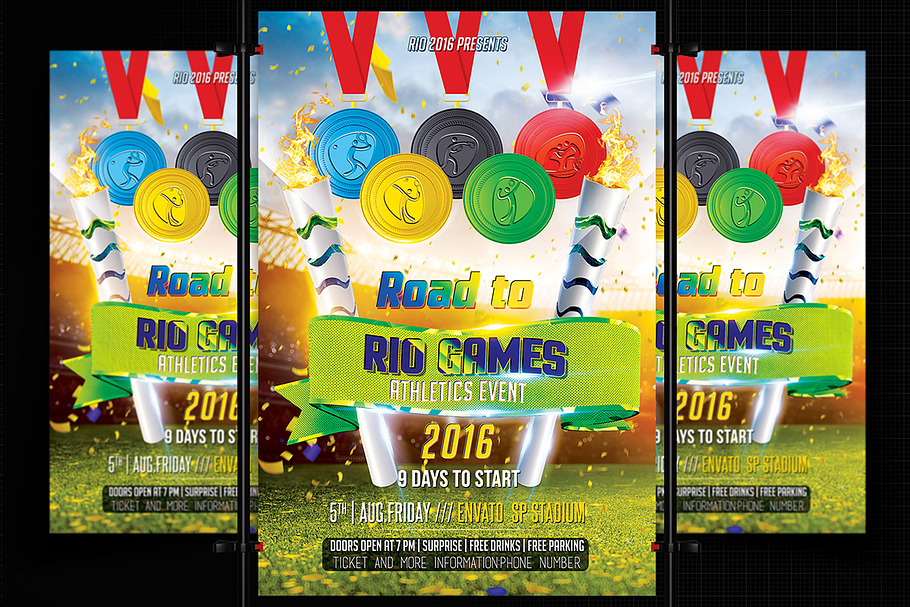 Olympic Flyer in Flyer Templates - product preview 8