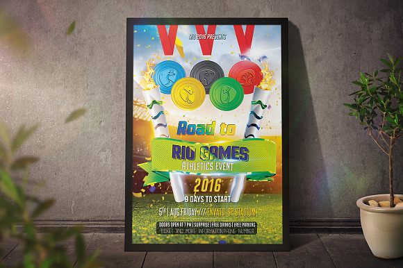 Olympic Flyer in Flyer Templates - product preview 1