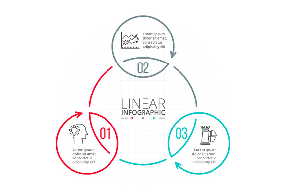 Linear elements for infographic v.12 in PowerPoint Templates - product preview 3
