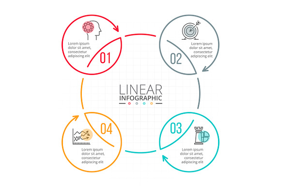 Linear elements for infographic v.12 in PowerPoint Templates - product preview 4