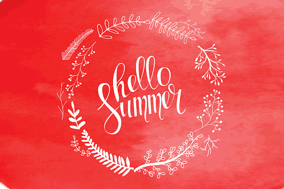Hello summer card in vector set. in Graphics - product preview 4