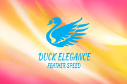 Duck-Swan Elegance Logo
