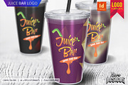 Juice Bar Logo Template