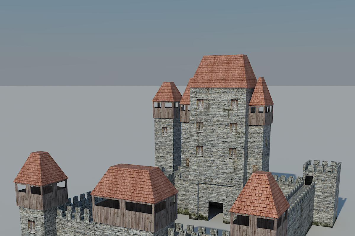 Low Poly Castle in Architecture - product preview 8