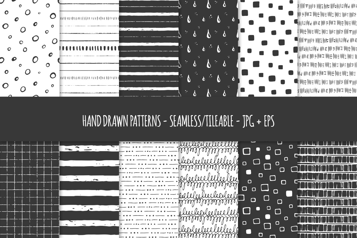 Hand Drawn Patterns in Patterns - product preview 8