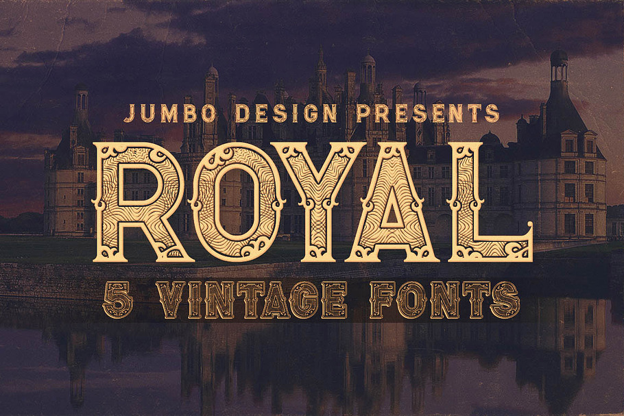 Royal - Vintage Style Font in Display Fonts - product preview 8