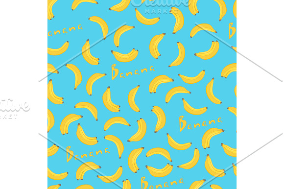 Banana Seamless Patterns. in Patterns - product preview 1