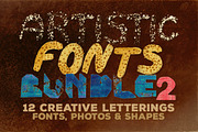 Artistic Fonts Bundle 2
