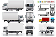 Delivery/cargo truck mockup pack