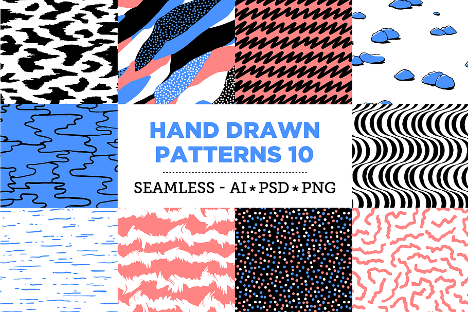 Hand Drawn Patterns 10 in Patterns - product preview 8