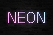 Neon Text Effect - Neon Letters