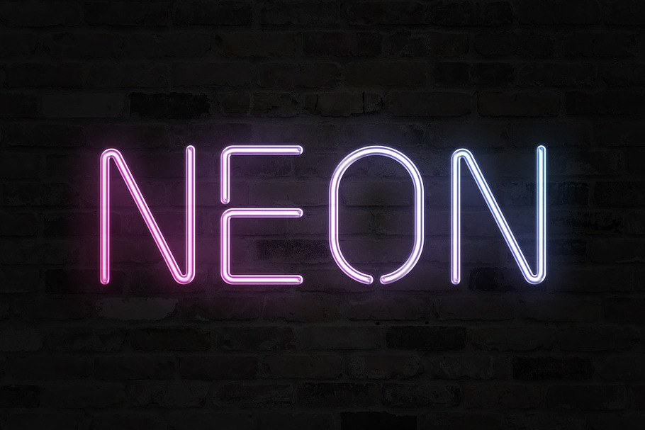 Neon Text Effect - Neon Letters in Photoshop Layer Styles - product preview 8