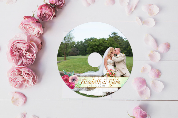CD Label Template | Lovers in Stationery Templates - product preview 1