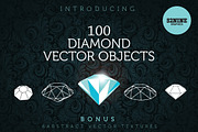 Diamond Vector Objects + Bonus!