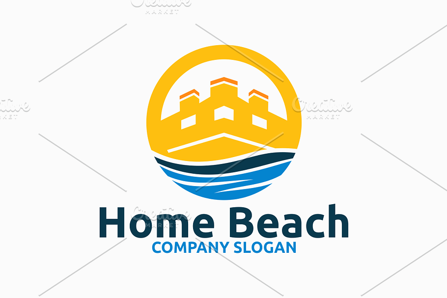 Home Beach in Logo Templates - product preview 8