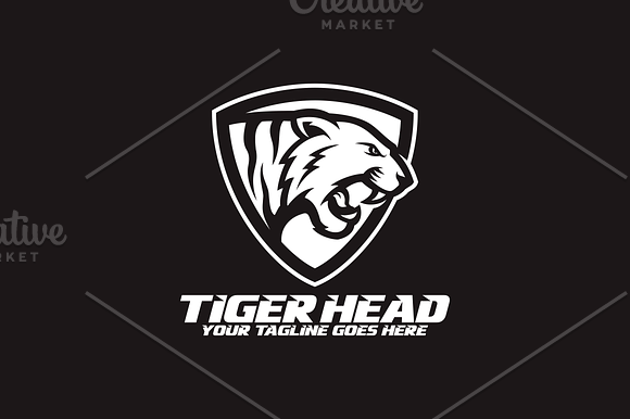 Tiger Head in Logo Templates - product preview 1