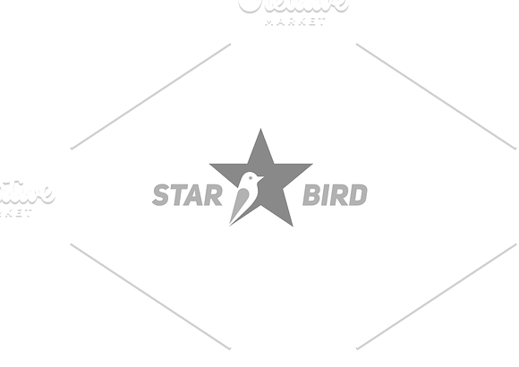 Star Bird logo in Logo Templates - product preview 2
