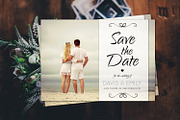 Save The Date Postcard Template-V08