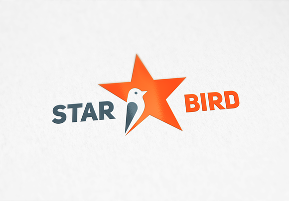 Star Bird logo in Logo Templates - product preview 4