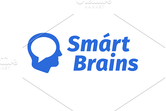 Smart Brains logo in Logo Templates - product preview 4