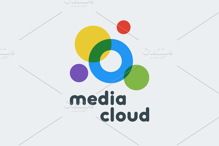 Media Cloud logo in Logo Templates - product preview 8