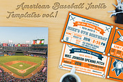 Baseball Ticket Party Invites 2