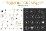 Monogram logo template