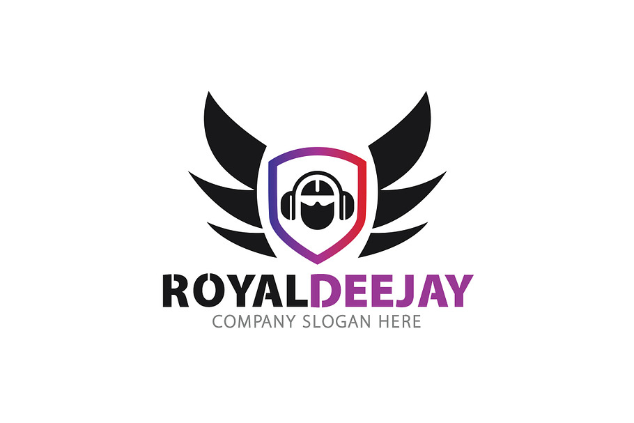 Royal Dj Logo in Logo Templates - product preview 8