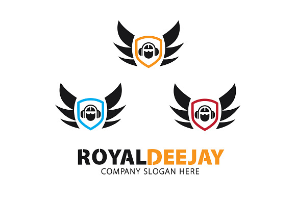 Royal Dj Logo in Logo Templates - product preview 1