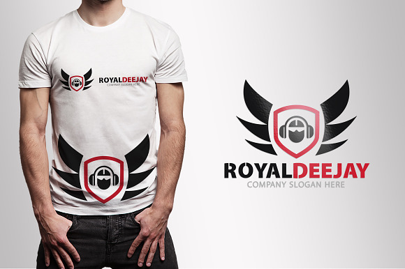 Royal Dj Logo in Logo Templates - product preview 2