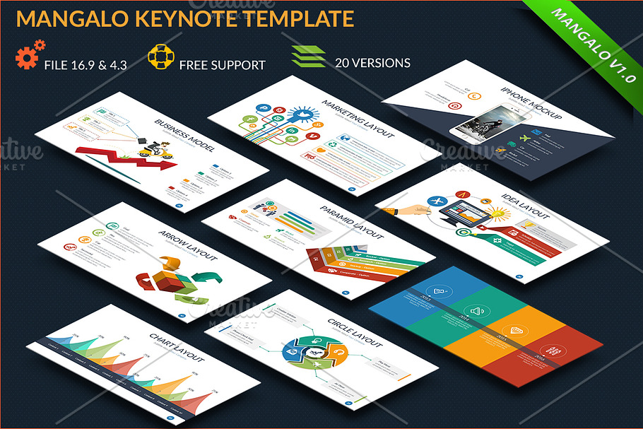 Mangalo Keynote Template in Keynote Templates - product preview 8