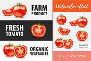 Tomato vector set