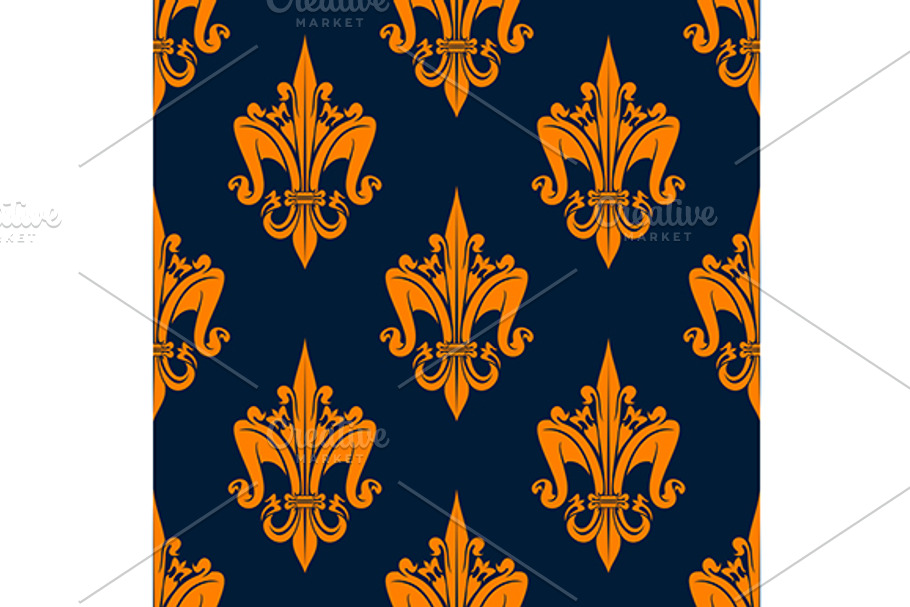 Victorian seamless floral pattern in Patterns - product preview 8