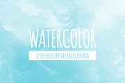 Blue Watercolor Texture Backgrounds