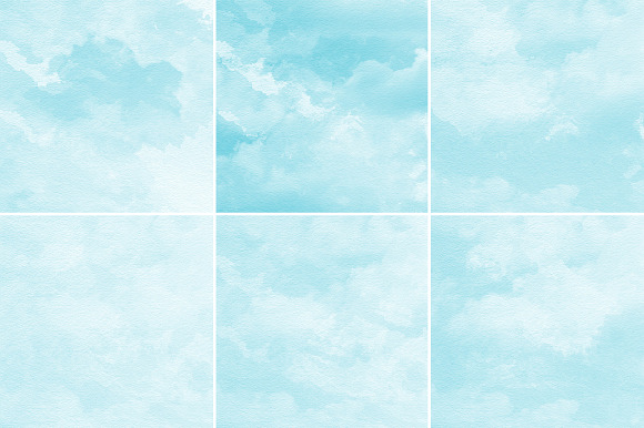 Blue Watercolor Texture Backgrounds in Textures - product preview 2