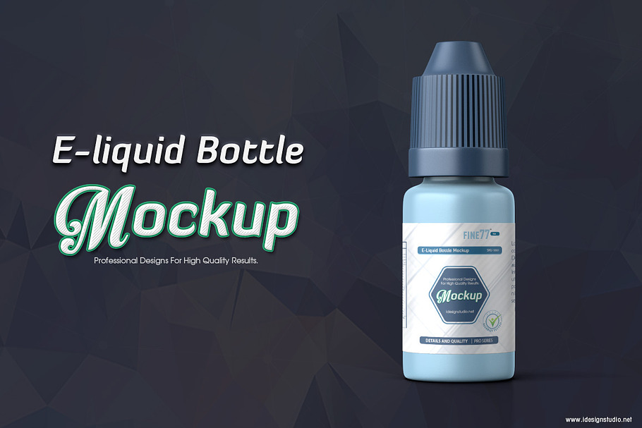 E-liquid Bottle Mockup