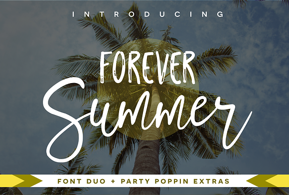 Forever Summer + Extras in Script Fonts - product preview 2