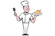 Chef Cook Roast Chicken Spatula 