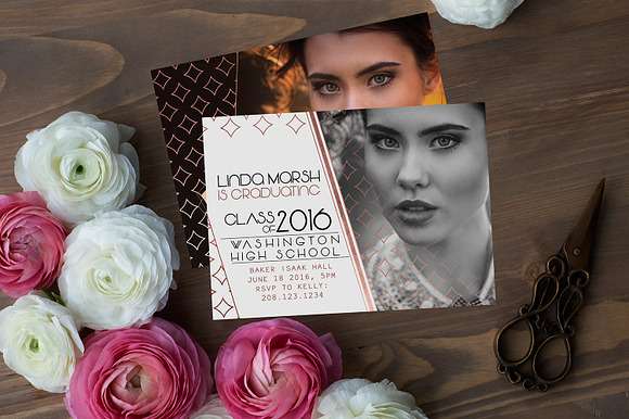 Graduation Card | Like A Diamond in Card Templates - product preview 1